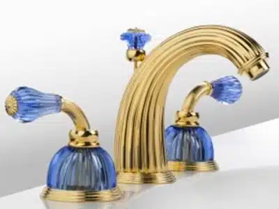 DOME Hebelgriff Kanneliert Blau C60