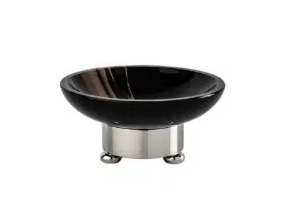 FS11P-601 Standseifenschale rund,  Obsidian
