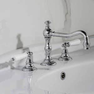THETIS WITH LEVER HANDLES WHITE PORCELAIN