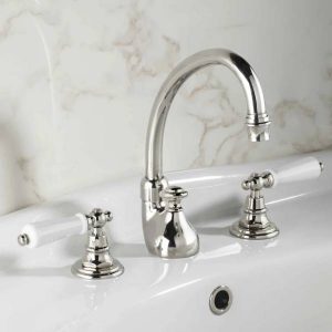 CIRCE WITH LEVER HANDLES WHITE PORCELAIN