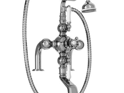 Thermostat-Wannenfüll- und Brausebatterie