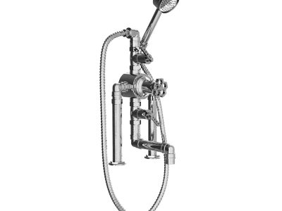 Thermostat-Wannenfüll- und Brausebatterie
