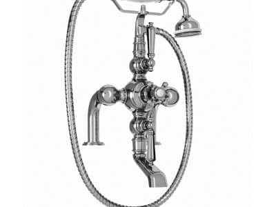 Thermostat-Wannenfüll- und Brausebatterie