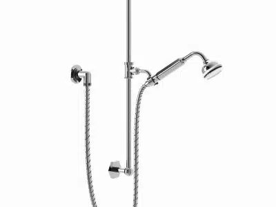 Duschgarnitur mit Wandstange