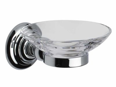 Wandseifenschale mit Glaseinsatz