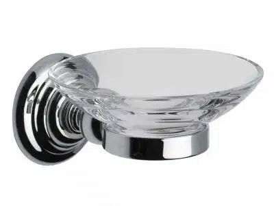 Wandseifenschale mit Glaseinsatz