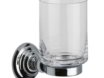 Wandglashalter mit Glas