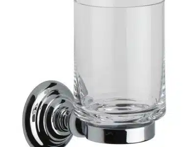 Wandglashalter mit Glas