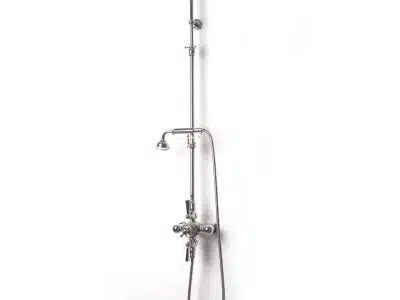 Aufputz-Thermostat-Brausebatterie mit Kopfbrause