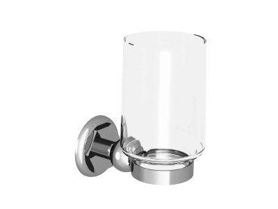 Wandglashalter mit Glas