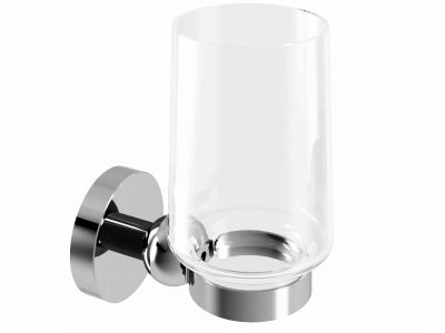 Wandglashalter mit Glas