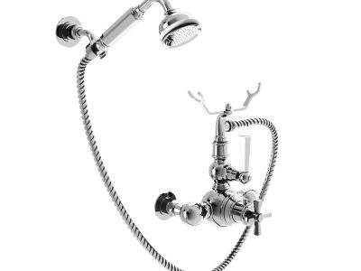 Aufputz-Brausebatterie mit Thermostat