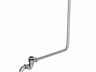 Ablaufgarnitur für Badewanne, großes Modell