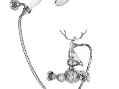 Aufputz-Thermostat-Brausebatterie