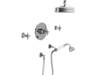Duschgarnitur-Set mit Thermostatmischer