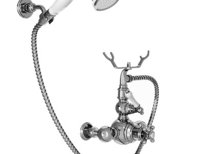 Aufputz-Thermostat-Brausebatterie