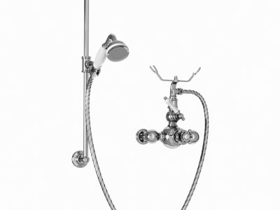 Aufputz-Thermostat-Brausebatterie