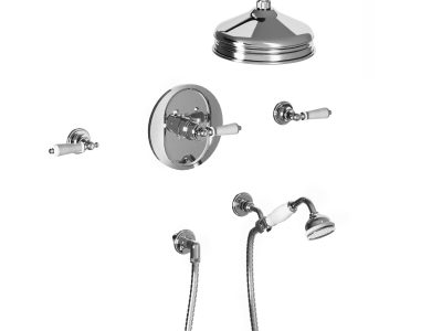 Duschgarnitur-Set mit Thermostatmischer