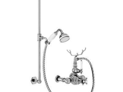 Aufputz-Brausebatterie mit Thermostat