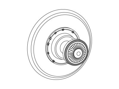 Sichtteile zu Eurotherm-Unterputz-Thermostat