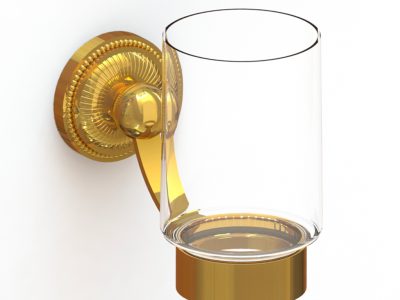 Wandglashalter mit Glas