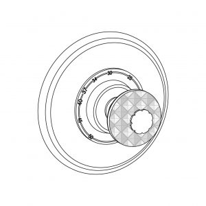 Sichtteile zu Eurotherm-Unterputz-Thermostat
