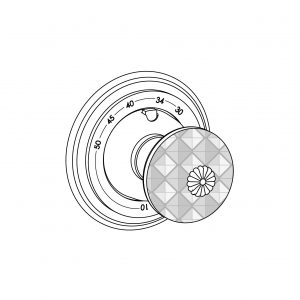 Sichtteile zu Eurotherm-Unterputz-Thermostat