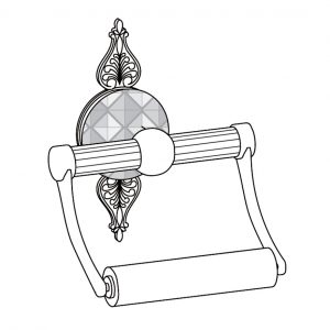 WC-Papierhalter ohne Deckel