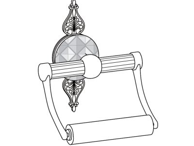 WC-Papierhalter ohne Deckel