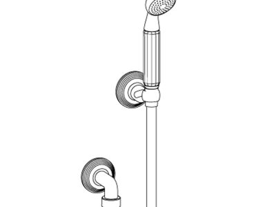 Duschgarnitur mit Wandhaken