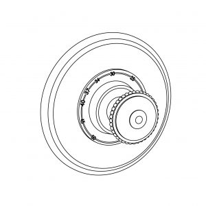Sichtteile zu Eurotherm-Unterputz-Thermostat