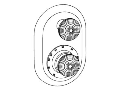 Sichtteile zu Eurotherm-Unterputz-Thermostat