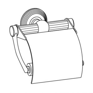 WC-Papierhalter mit Deckel