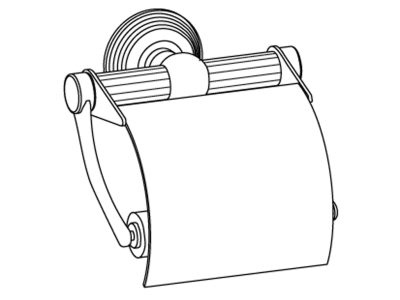 WC-Papierhalter mit Deckel