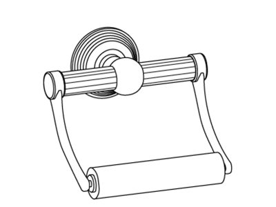 WC-Papierhalter ohne Deckel