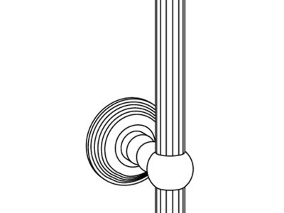 Reservepapierhalter wandhängend
