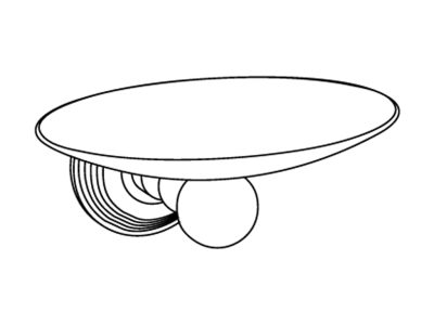 Wandseifenschale, Metall