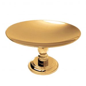 Standseifenschale aus Metall, oval