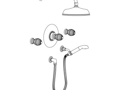 Dusch-Set mit Thermostatmischer