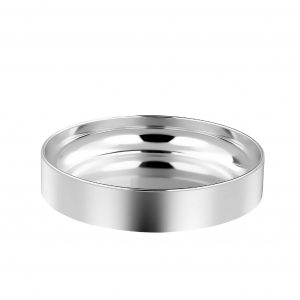 Standseifenschale aus Metall, rund