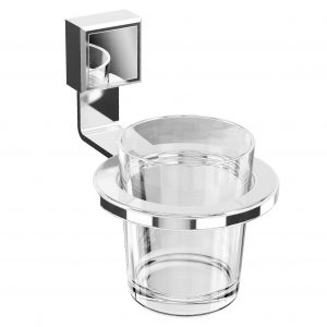 Wandglashalter mit Glas