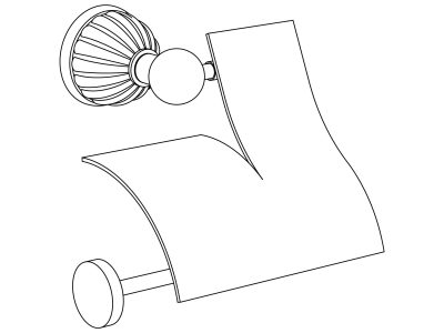 WC-Papierhalter mit Deckel