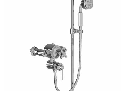 Aufputz-Brausebatterie mit Thermostat