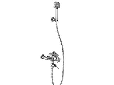 Aufputz-Brausebatterie mit Thermostat
