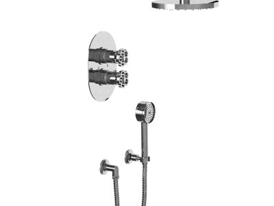 Aufputz-Thermostat-Duschsystem
