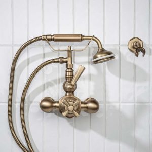 Aufputz-Brausebatterie mit Thermostat