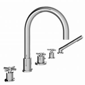 Thjermostat-5-Loch-Wannen-Brause-Armatur