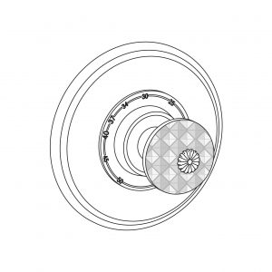 Sichtteile zu Eurotherm-Unterputz-Thermostat