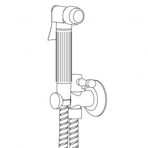 Hygienisches Handbrausensystem
