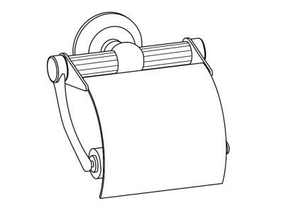 WC-Papierhalter mit Deckel